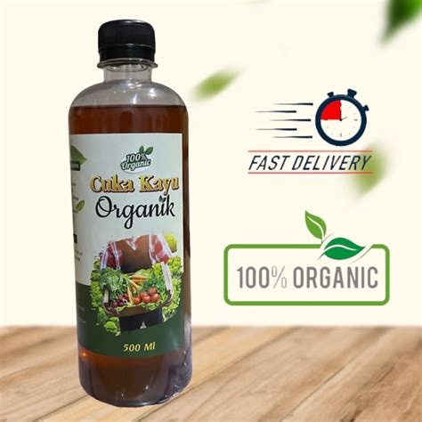 Cuka Kayu Organik Wood Vinegar 500ml 100 Original Tanpa Campuran