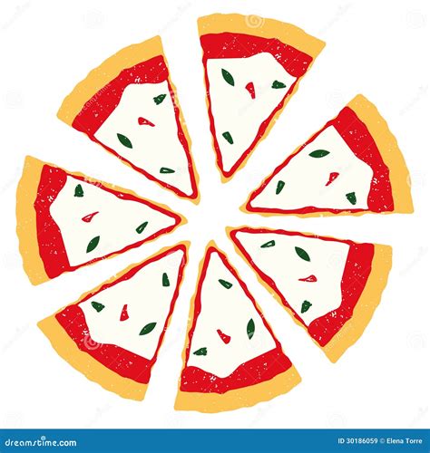 Pizza Slices Vector Royalty Free Stock Images Image 30186059