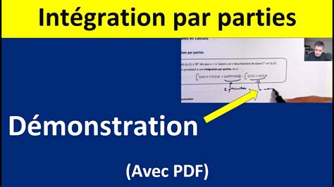 Intégration par parties formule et démonstration de l IPP YouTube