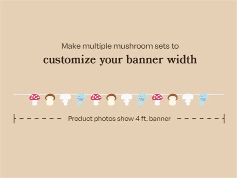 Mushroom Party Banner Svg Mushroom Svg Diy Kits For Adults Goblincore