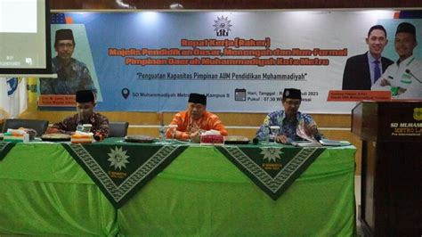 Majelis Dikdasmen Dan Pnf Pdm Kota Metro Gelar Raker Menguatkan Aum