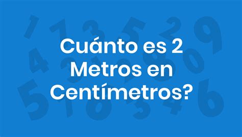 Quantos Centímetros Tem 2 Metros - 5
