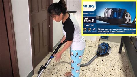 Unboxing Philips PowerPro Compact Bagless Vacuum Cleaner Setup And