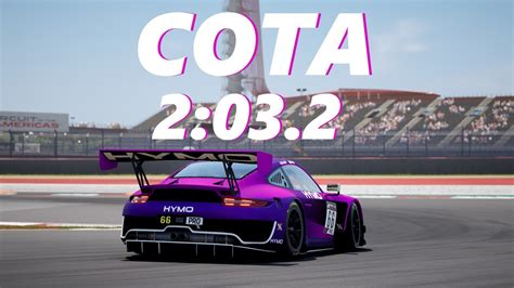 COTA Hotlap SETUP 2 03 2 Porsche 991II GT3 R Assetto Corsa