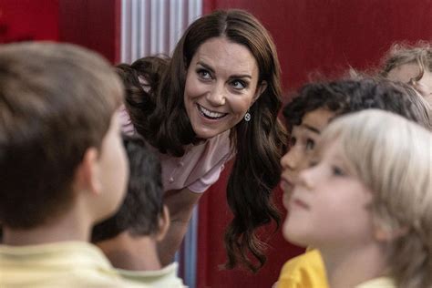 Kate Middleton Channels Barbiecore To Open Childrens Museum In London