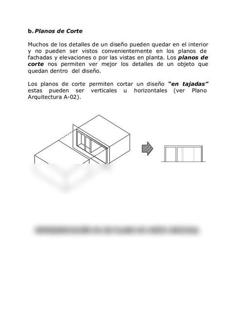 SOLUTION Planos De Corte Dibujo Arquitectonico 15 Studypool