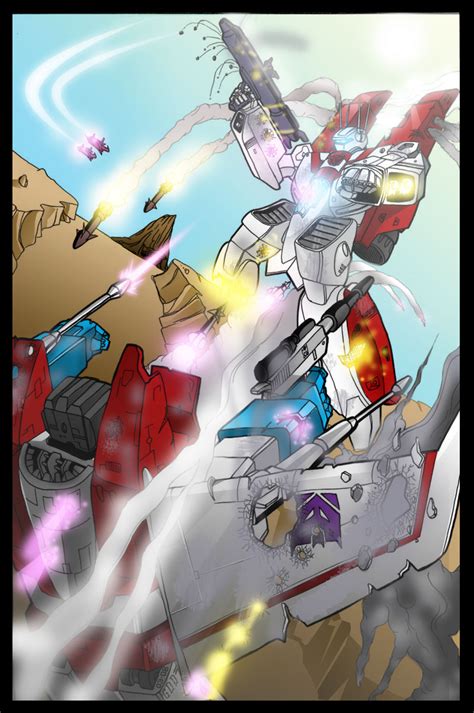 Starscream VS Jetfire-colored by JinoSan on DeviantArt