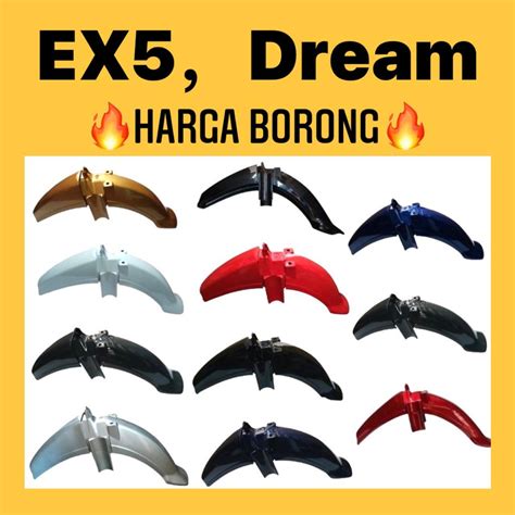 HONDA EX5 Dream High Power Front Fender Cover Tayar Depan Mudguard