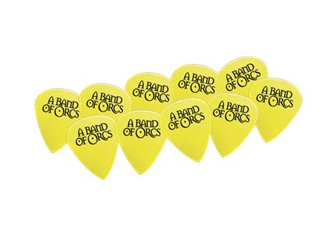 Glow in the Dark Guitar Pick | A Band of Orcs