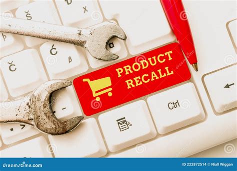 Conceptual Display Product Recall Word Written On Request To Return