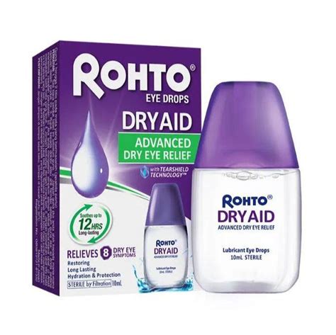 Rohto Dry Aid Advanced Dry Eye Relief Eye Drops 13ml Lazada