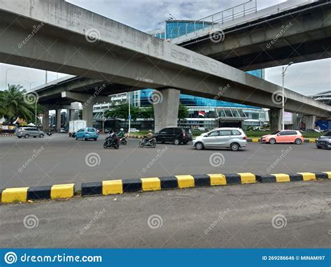 Roundabout Street In Kelapa Gading Jakarta Indonesia Editorial Photo