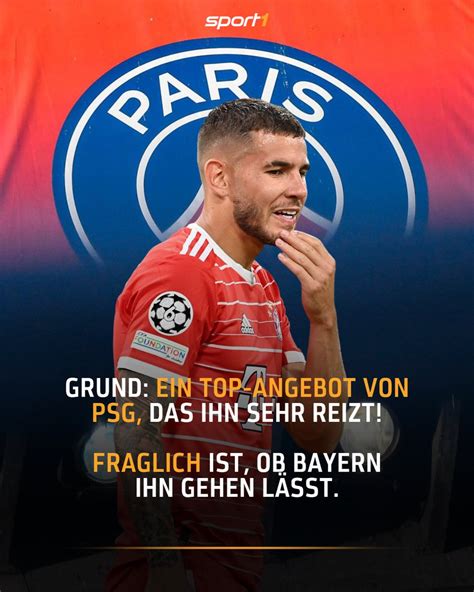 SPORT1 on Twitter Angebot von PSG Lucas Hernández denkt an einen