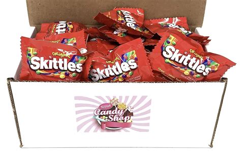 Amazon.com : Secret Candy Shop Skittles Original Flavors Fun Size ...