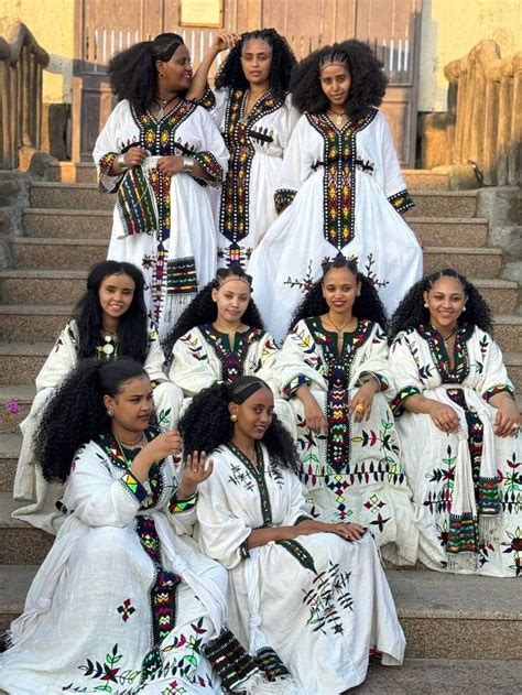 Yifat Shewa Amhara Dresses Ethiopian Dress Ethiopian Women