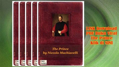 Pdf Buku The Prince Niccolo Machiavelli Yang Viral Tentang Kekuasaan