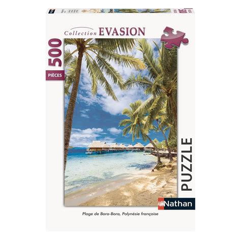 Puzzle Pi Ces Plage De Bora Bora Polyn Sie Fran Aise Nathan