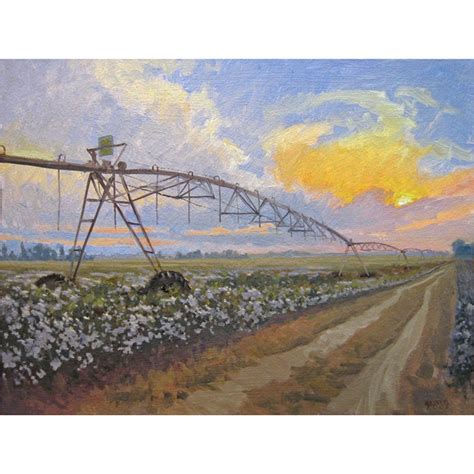 Dunklin County – “Cottonfield And Sprinkler” – 18×24, – $4,050 ...