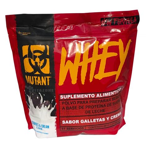 Proteína Mutant Whey 5 Lbs Sabor Cookies And Cream Mutant