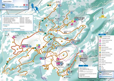 Bergfex Plan Des Pistes La C Te Aux F Es Ski De Fond La C Te Aux F Es