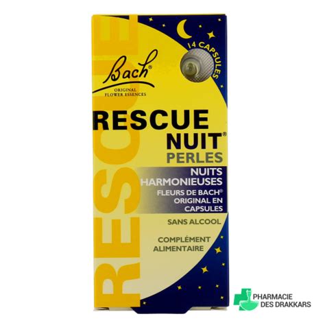 Rescue Perles De Nuit Fleurs De Bach