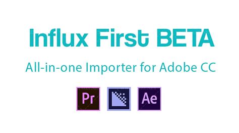 AE PR插件 MKV MOV多种格式编码格式素材直接导入软件工具 Influx Free Beta v0 7 0 Win Mac CG资源网