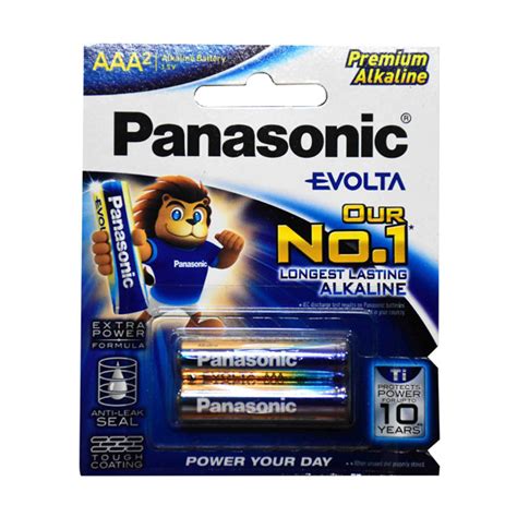 Panasonic Evolta Premium Alkaline Aaa Battery 2 Pcs Online Shop