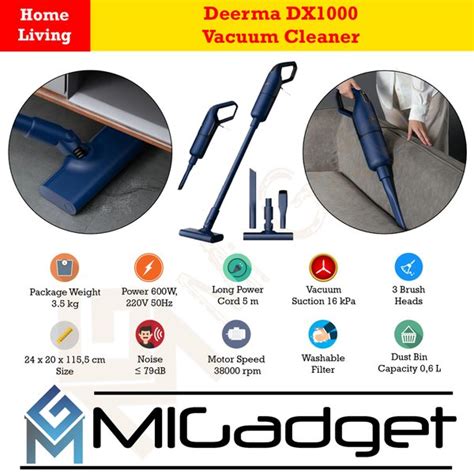 Jual Deerma Dx Dx Kpa Handheld Vacuum Cleaner Penghisap