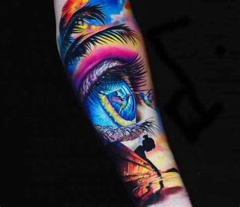 Eye tattoo by Tattoo Zhuzha | Post 31279 | Colorful sleeve tattoos ...