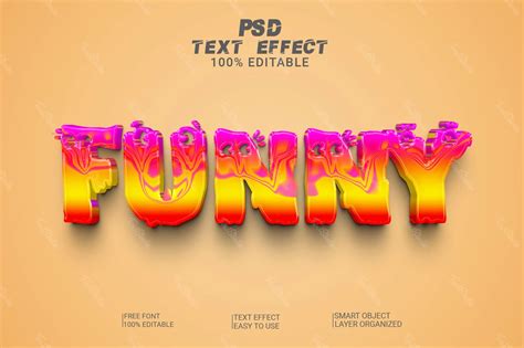 Funky Font Style Effect Free Photoshop Psd File