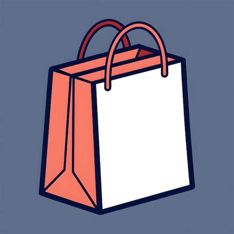 Premium Vector Paper Bag For Shopping Vector