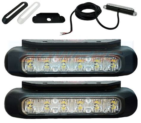 Compact LED Daytime Daylight Running Lights DRL DLR FT-300LED - H Bowers
