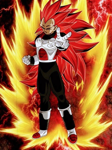 An Anime Character With Red Hair And Black Pants Standing In Front Of