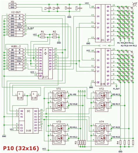 Matrix Display Circuit Diagram