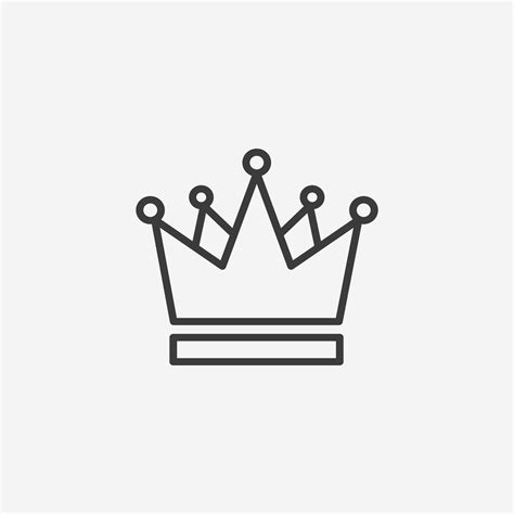 Crown King Queen Royal Icon Vector Isolated Sign Symbol 14531396