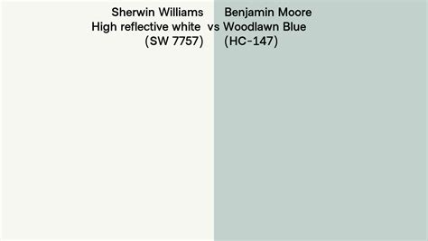 Sherwin Williams High Reflective White Sw 7757 Vs Benjamin Moore