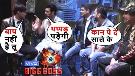 Bigg Boss 13 Day 1 Paras Chhabra And Asim Riaz Abusing Fight Scene