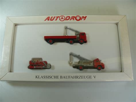 1 87 Wiking 990 19 SOMO BOX AUTODROM KLASSISCHE BAUFAHRZEUGE Neu