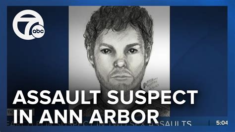 Ann Arbor Police Release Sketch Of Suspect In Sex Assault Cases Youtube