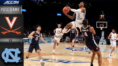 Virginia Vs North Carolina Full Game Replay ACC Mens Basketball