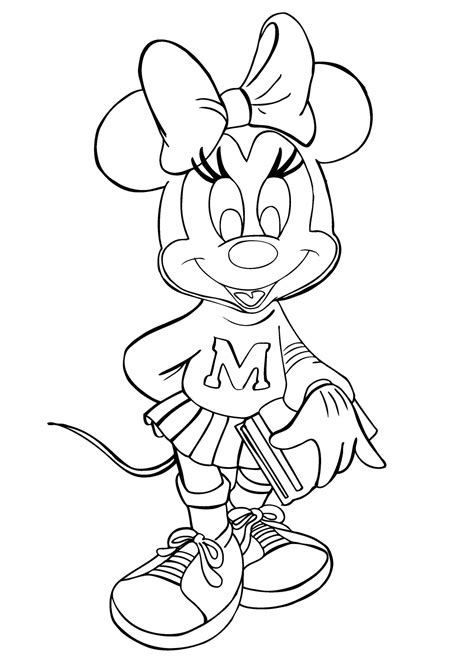 Desenhos da Minnie para Colorir e Imprimir Muito Fácil