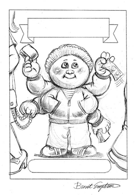 Brent Engstroms Blog Brand New Series 1 Garbage Pail Kids Concept