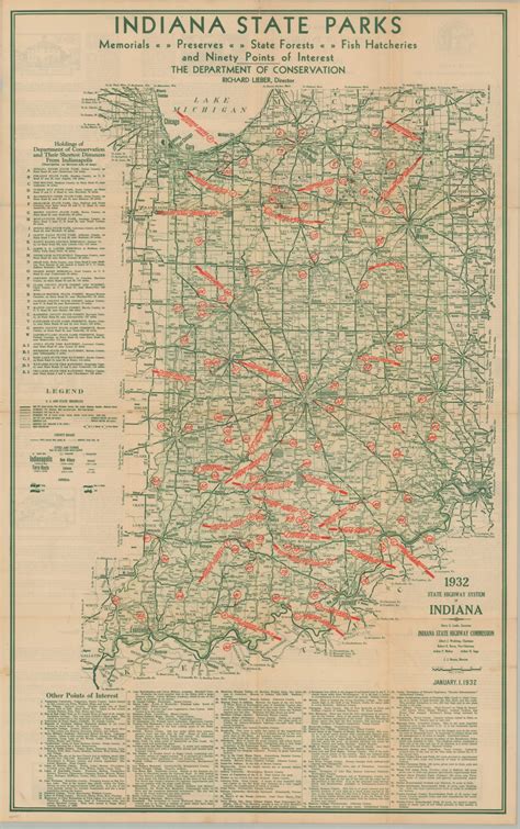 Indiana State Parks | Curtis Wright Maps