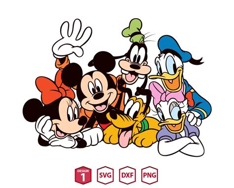 Mickey Friends Peeking Svg, Disney Mouse Svg Png, UPP1399 | UPPLOP Graphics Resources