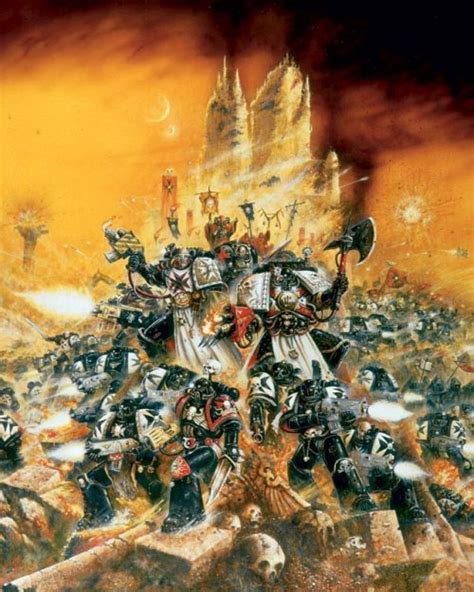 Black Templars Warhammer Art