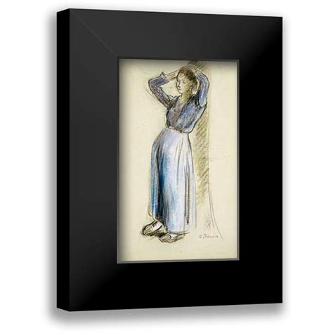 Pissarro Camille X Black Modern Framed Museum Art Print Titled