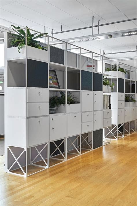 Office Interior Flexible Raumteiler Modulares Regalsystem