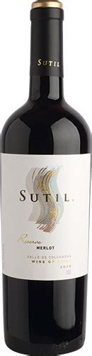 Sutil Reserve Merlot Mesa De Cata La Cav