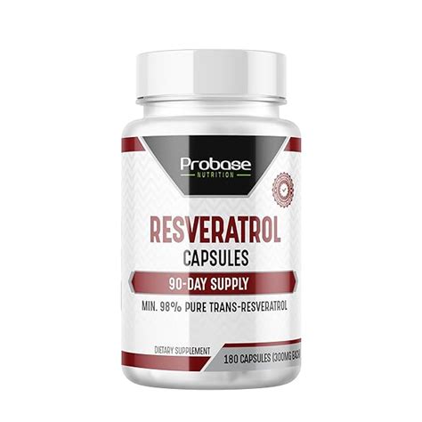 Ultra High Purity Resveratrol Capsules Trans Resveratrol Highly