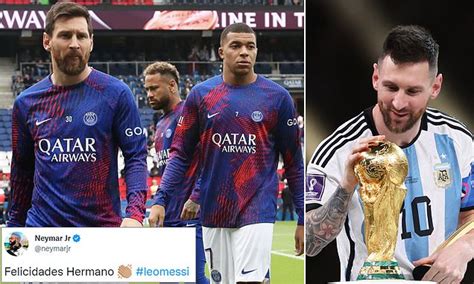 Neymar risks angering Kylian Mbappe after posting 'congratulations ...